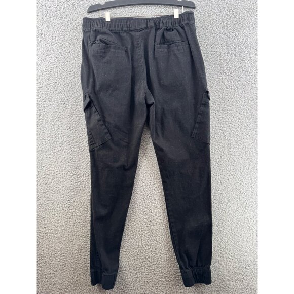 Brooklyn Cloth Mens Black Cargo Jogger Pants Size Medium - Picture 3 of 9
